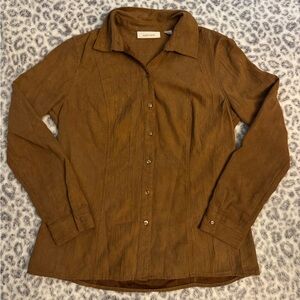 Tantrums Chestnut Button-Up Shirt
